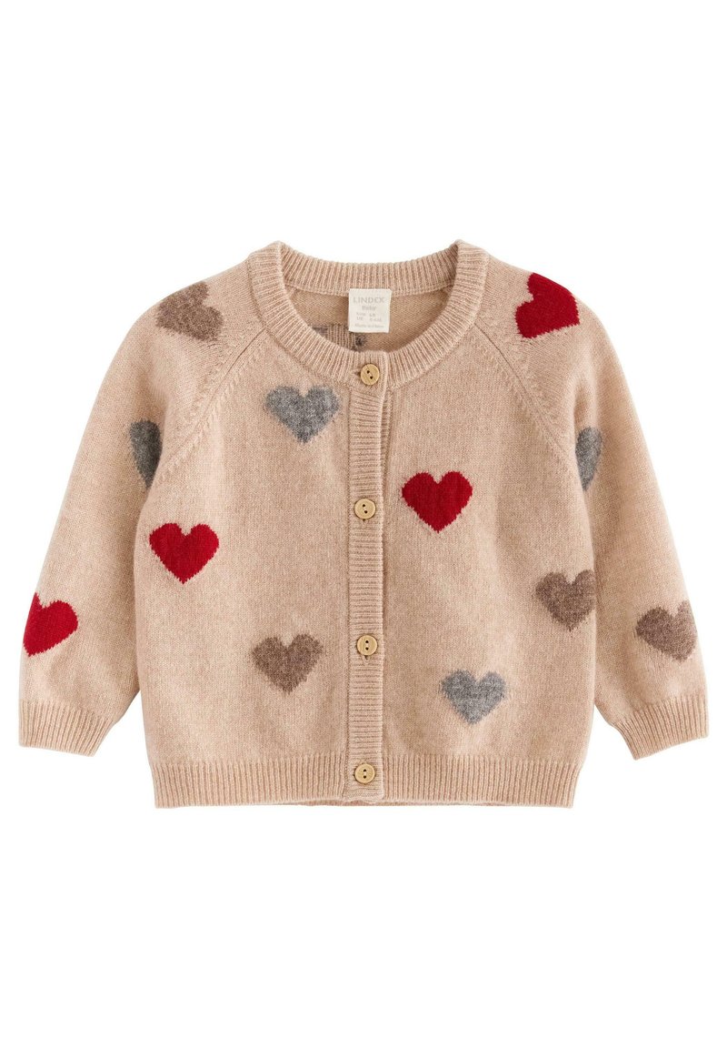 Lindex HEARTS - Kardiganas - beige