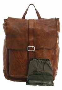 CAMPOMAGGI Cuir Sac à dos de loisirs Sac à dos Demetra Backpack Cognac