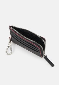 Tommy Hilfiger TH STRUC WITH ZIP UNISEX - Lompakko - black