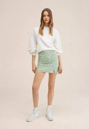 GOFRE - Minigonna - vert pastel