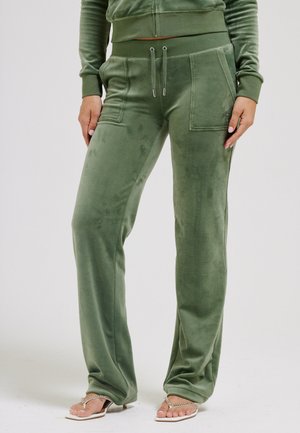 Juicy Couture JOGGING DEL RAY - Tracksuit bottoms - thyme