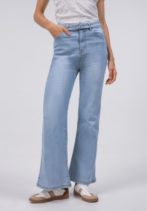 Even&Odd Tall Vaqueros a campana - light blue wash