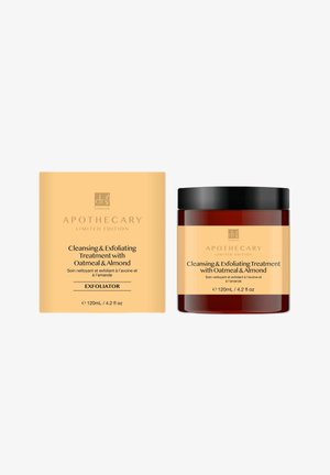 Dr Botanicals CLEANSING & EXFOLIATING TREATMENT WITH OATMEAL & ALMOND 120ML - Exfoliator - beige