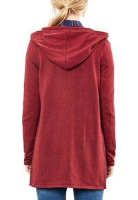 QS Cardigan - mottled bordeaux