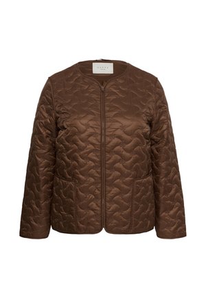 Kaffe Curve, KCCAROLINA JACKET - Overgangsjakke - chocolate brown cc