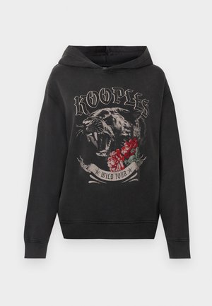 Hoodie - black washed