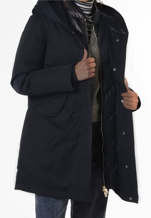 Abrigo de plumas - dark blue