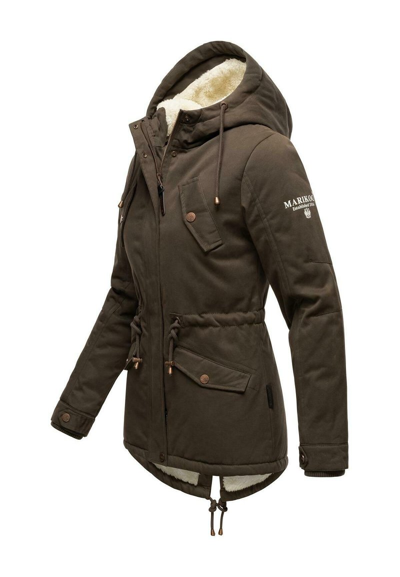 Damen Parkas | Marikoo MANOLYA Wintermantel anthrazit - BV32224 Damen Parkas | Marikoo MANOLYA Wintermantel anthrazit - BV32224