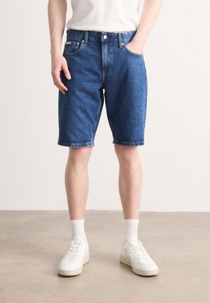 REGULAR - Short en jean - denim dark