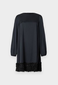 VIVEER O NECK SHORT DRESS - Vestido de dia - black beauty