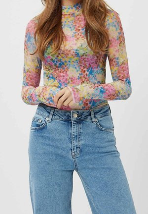 Top s dlouhým rukávem - pink