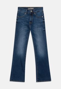 Guess JUNIOR FLARE FIT PANTS - Flared jeans - blue denim