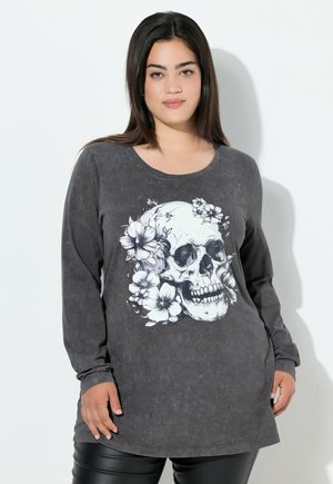 BEQUEME PASSFORM TOTENKOPF - Camiseta de manga larga - anthracite