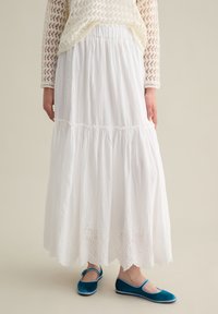 PIOMBO REGULAR FIT - Falda larga - white