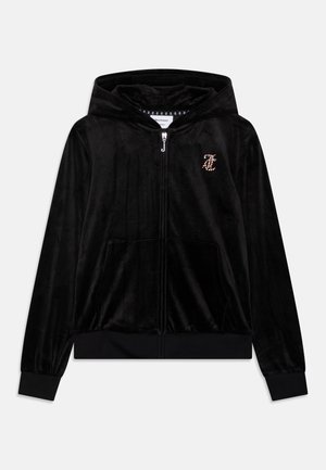 Juicy Couture DIAMANTE ZIP THROUGH HOODIE - Mikina so zipsom - jet black