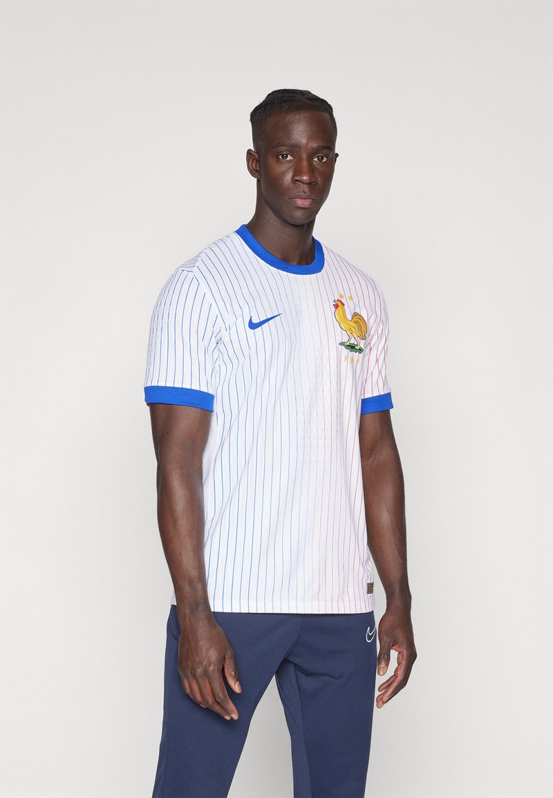 Nike Performance - FRANCE FFF MATCH AWAY JERSEY  - Landslagströjor - white/bright blue, Förstora