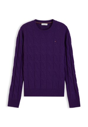 Tommy Hilfiger, CABLE - Пуловер - midnight purple
