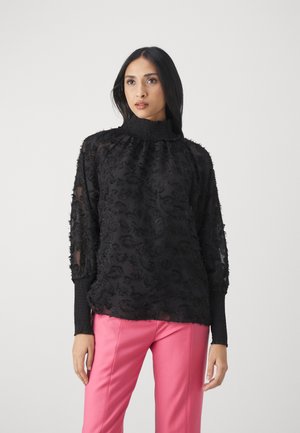 BRIELLE - Long sleeved top - black