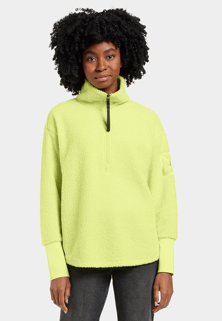 Didriksons Fleece trui lichtgroen