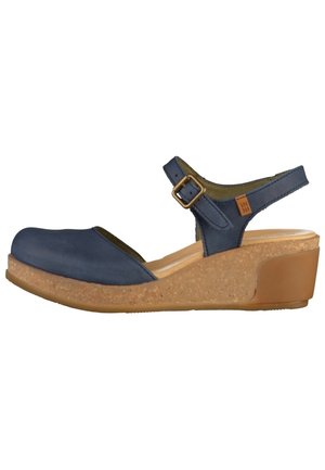 Plateaupumps - dark blue