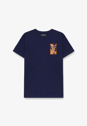 INSIDE, PALM BEACH - Camiseta estampada - azul