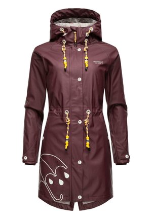 DANCING UMBRELLA - Waterproof jacket - dark red melange