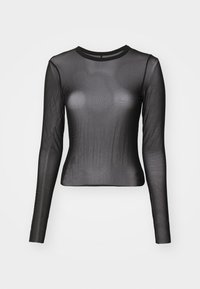 DISCOVERY LONG SLEEVE TEE - Tops ar garām piedurknēm - black