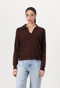 VILA VIAMANDA  - Maglione - coffee bean