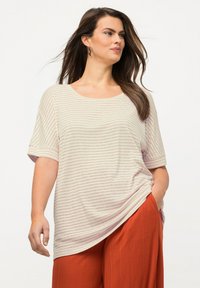 Ulla Popken Camiseta estampada - sand