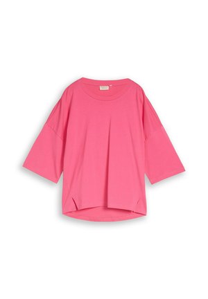 TOM TAILOR DENIM, Pikkade varrukatega topp - soft bright pink