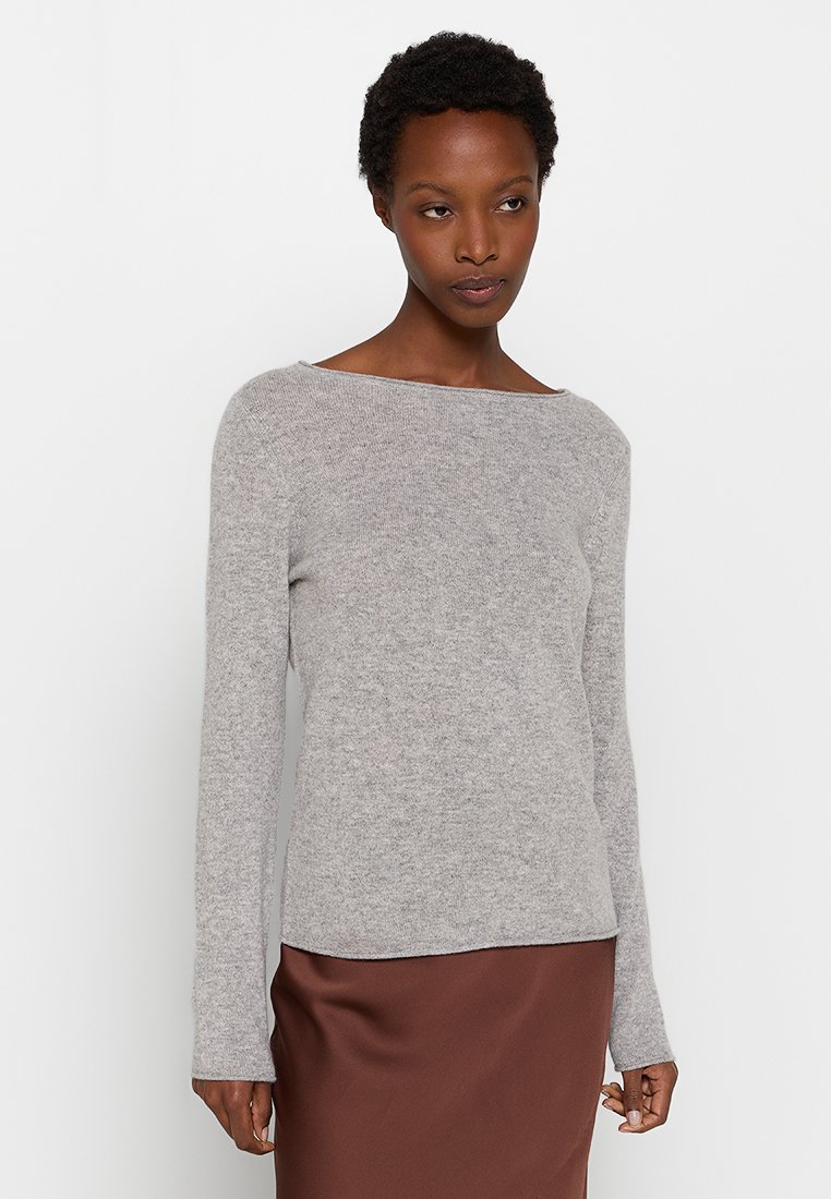 Authentic Cashmere Trui lichtgrijs Authentic Cashmere Trui lichtgrijs