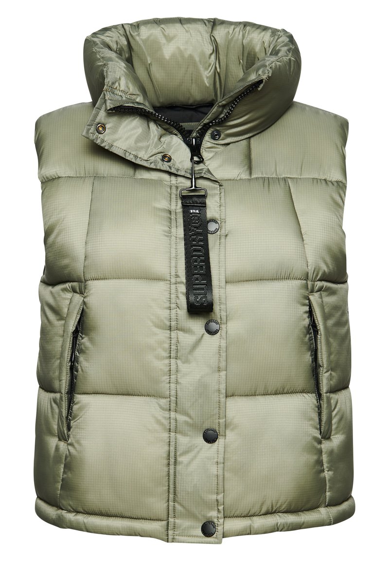 Superdry & Co Bodywarmer kaki Superdry & Co Bodywarmer kaki
