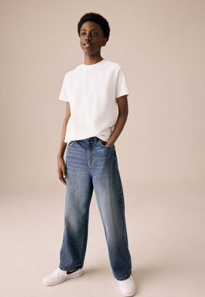 Next, SUPER-WIDE - AUTHENTIC - Jeans a sigaretta - dark blue denim