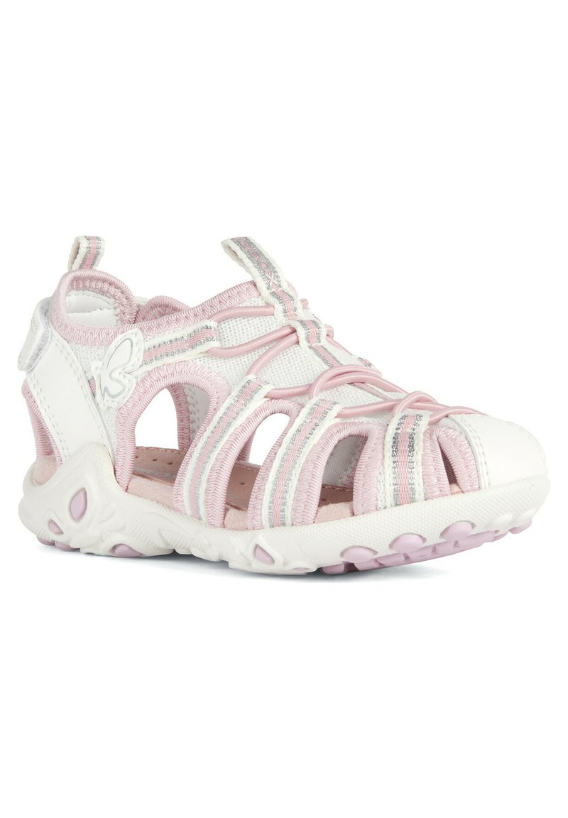 Geox J WHINBERRY G - Sandalias de senderismo - white pink