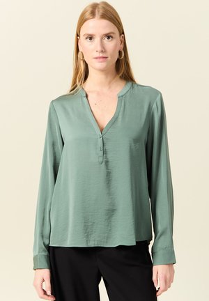MIT LANGEN ÄRMELN - Blouse - vert kaki