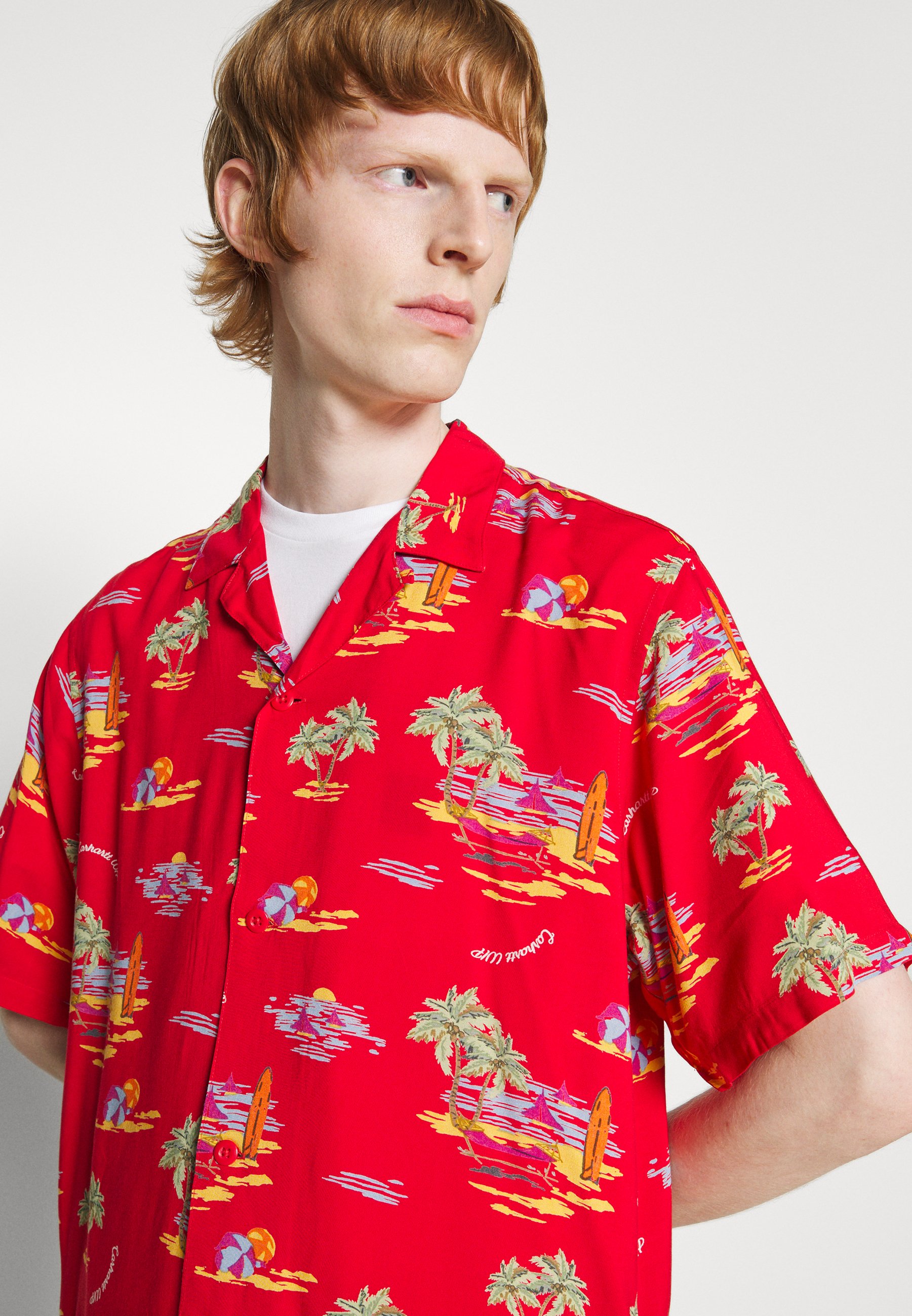 Carhartt WIP BEACH - Shirt - etna red 
