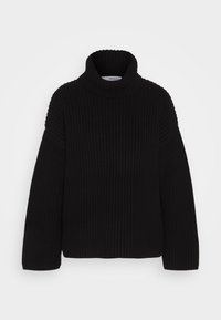 SLFSEFIKA ROLLNECK - Strickpullover - black