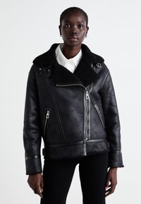 ONLY ONLBETTY BONDED OVERSIZED AVIATOR  - Vinterjacka - black
