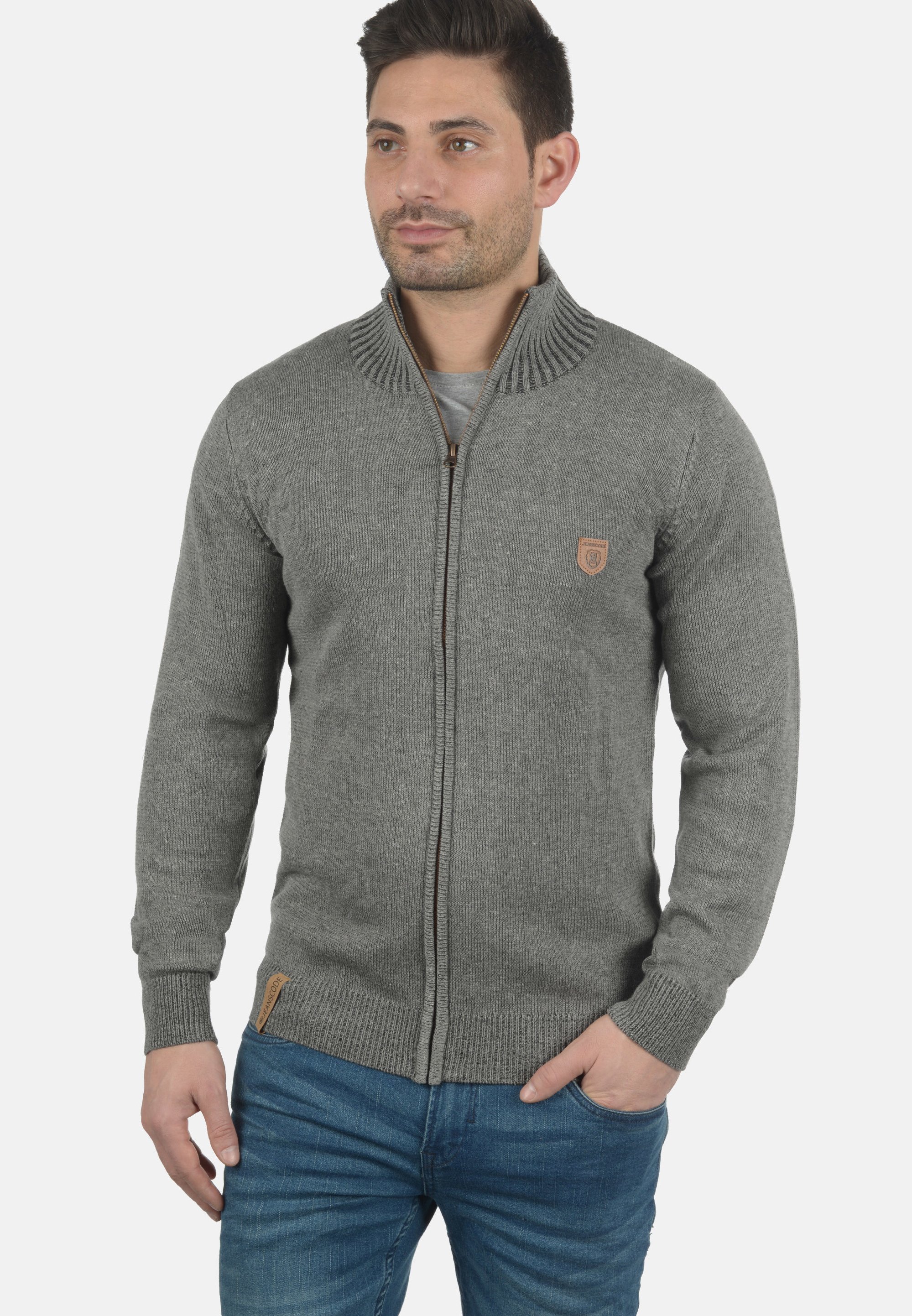 INDICODE JEANS IDANDY - Vest - grey mix/donkergrijs gemêleerd - Zalando.nl
