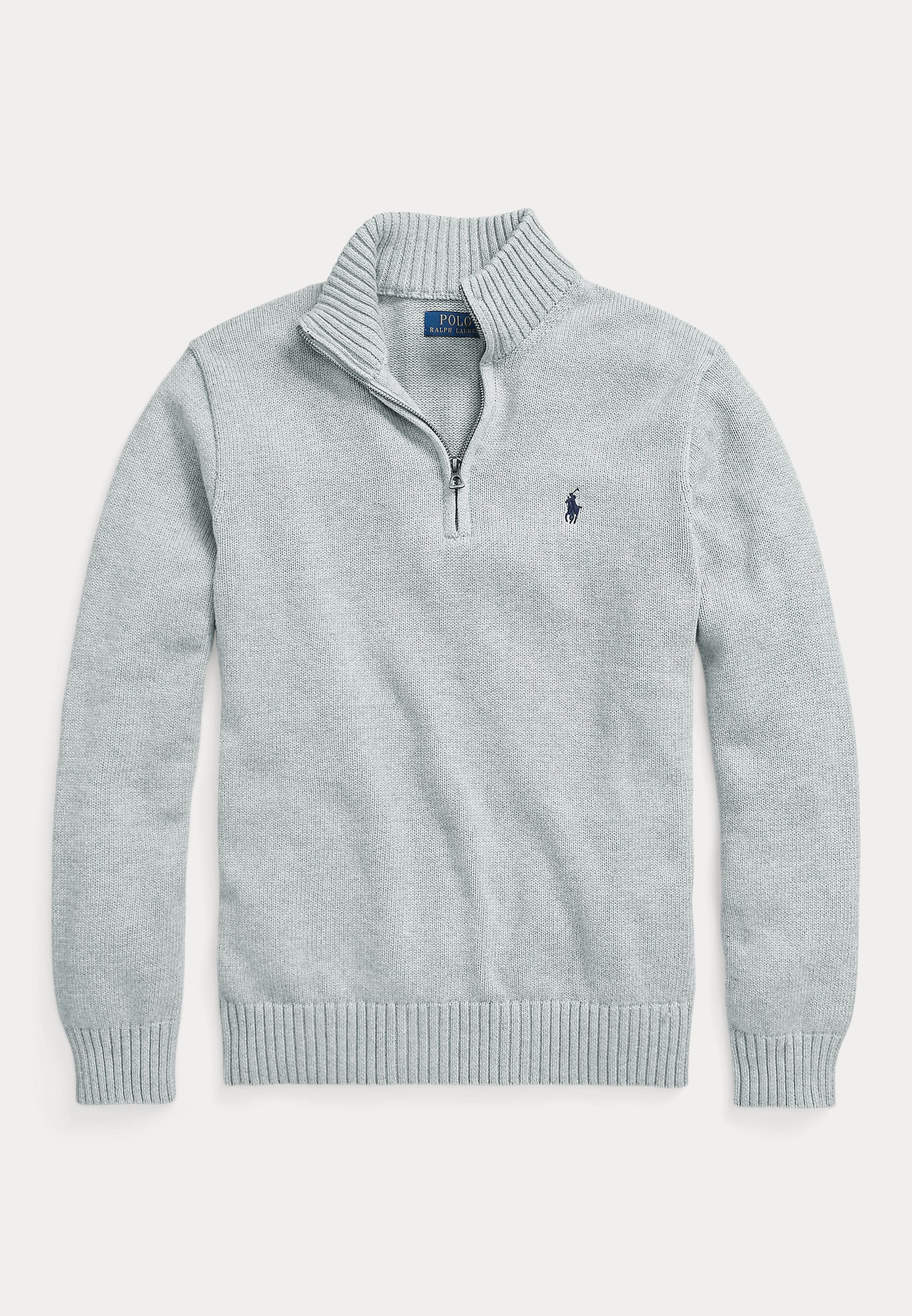 Polo Ralph Lauren COTTON QUARTER-ZIP MOCKNECK SWEATER - Jumper