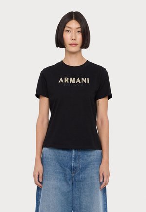 Armani Exchange T-shirt basic - black