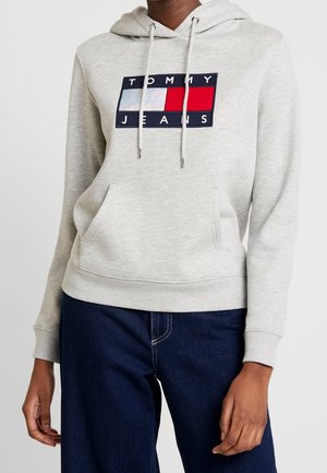 Hoodie - mottled light grey