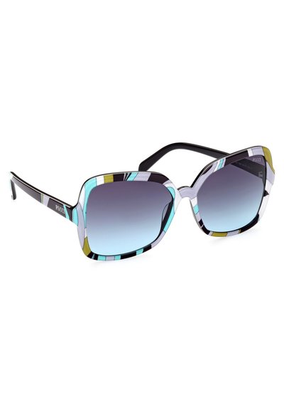 Emilio Pucci SCHMETTERLING - Zonnebril - türkis