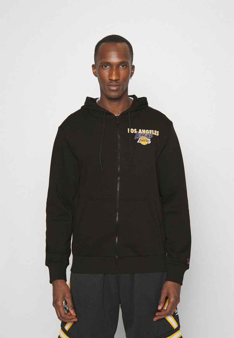 New era nba los angeles lakers team script hoody joukkuetuote black
