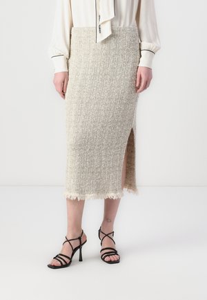 Pencil skirt - beige