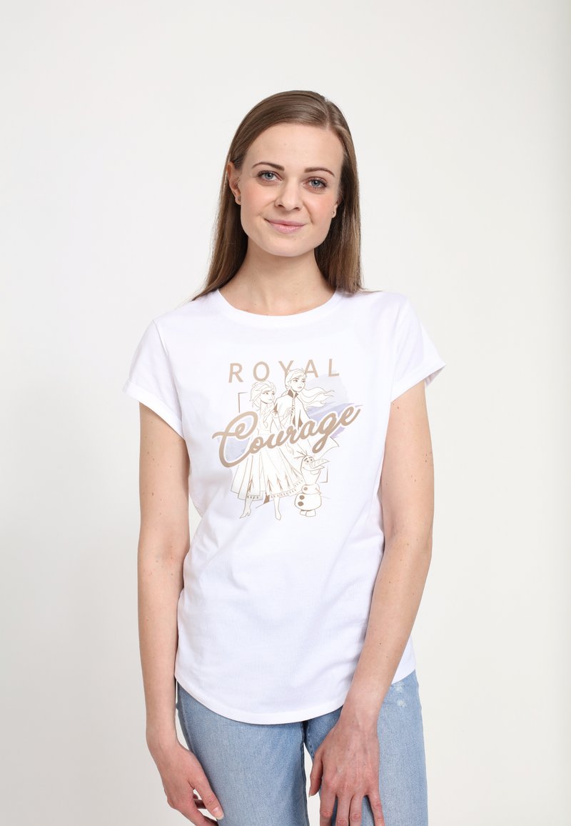 Henry Tiger FROZEN ROYAL COURAGE - T-shirt z nadrukiem