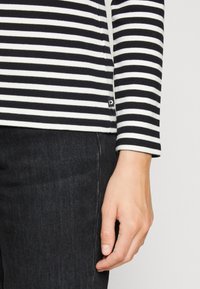 TOM TAILOR DENIM Hosszú ujjú felső - black white