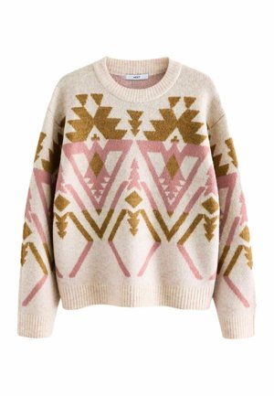Next SOFT TOUCH PATTERNED - Džemper - pink blush