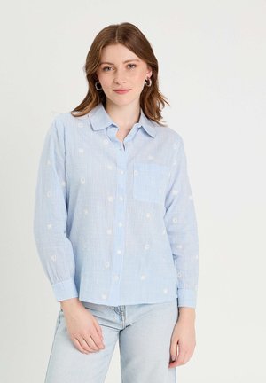 Cache Cache BESTICKTES LANGARM - Overhemdblouse - blanc