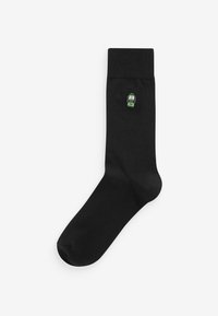 Next EMBROIDERED FIVE PACK - Calze - black camping